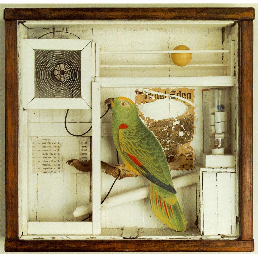 A piece by Joseph Cornell