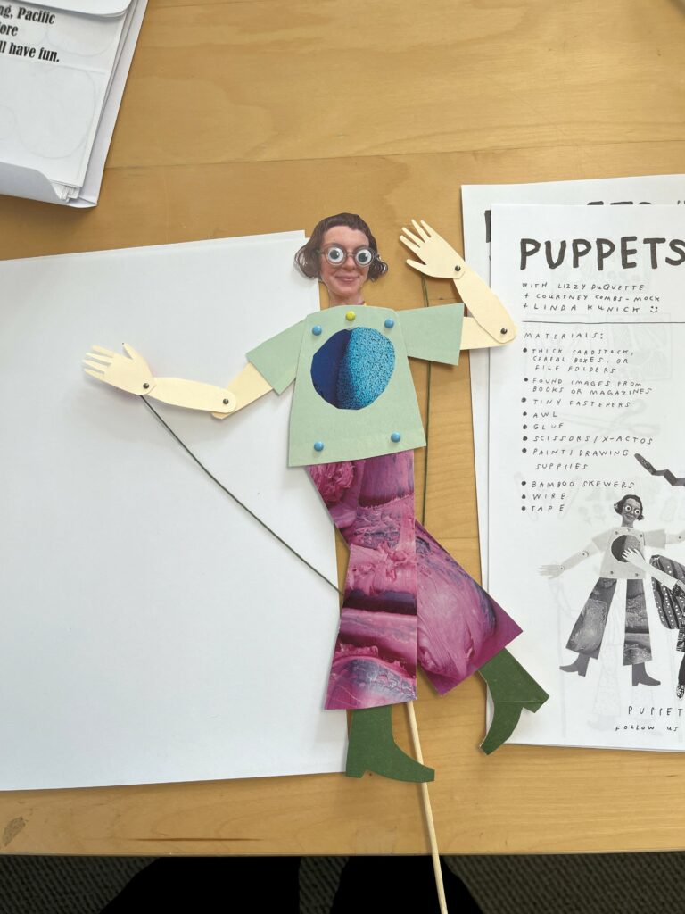 an articulated puppet